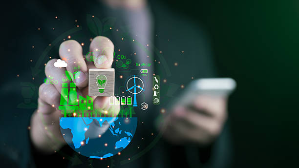 istock Sustainable Energy Solutions: Green Technology, Renewable Resources, Ecology, Environmental Conservation, Future Power 2214725940