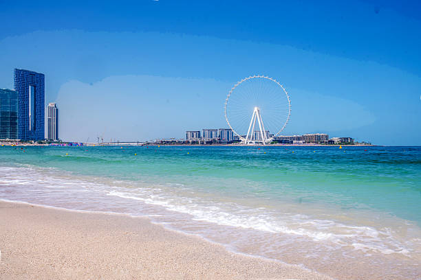 istock Idyll on Persian gulf in Dubai - Jumeirah beach 2214729289