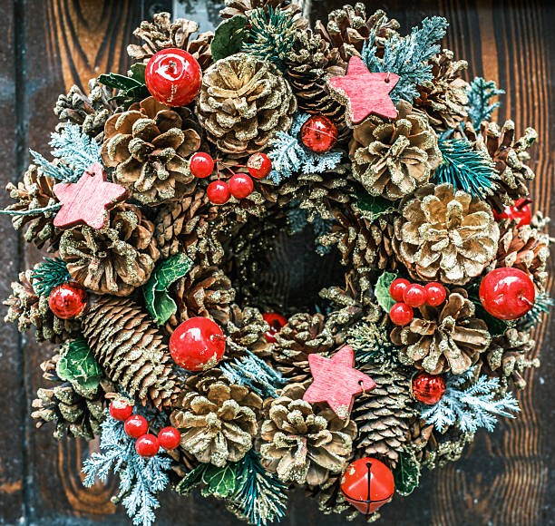 typical christmas decoration - close up - photo
