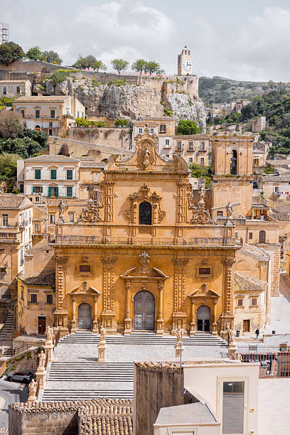 istock Panoramic view of Modica, Sicily 2214738374