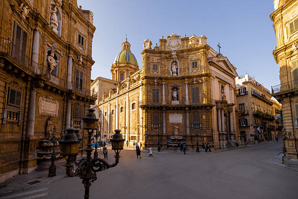 istock Quattro Canti, Palermo Morning Light 2214741364