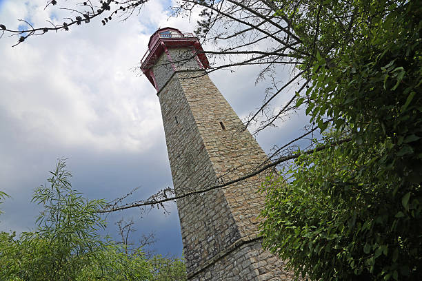 istock Gibraltar Point Lighthouse and green bush 2214744984