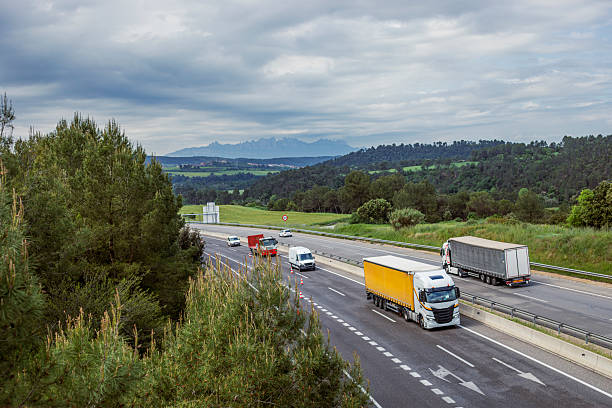 istock Freight transportation on the road 2214746464