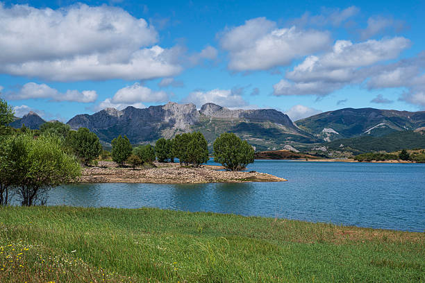 istock Mountain lake in summer 2214750123