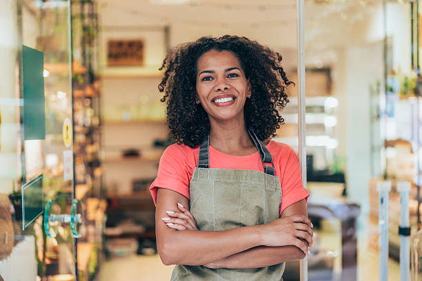 istock Beautiful flower shop owner 2214751761