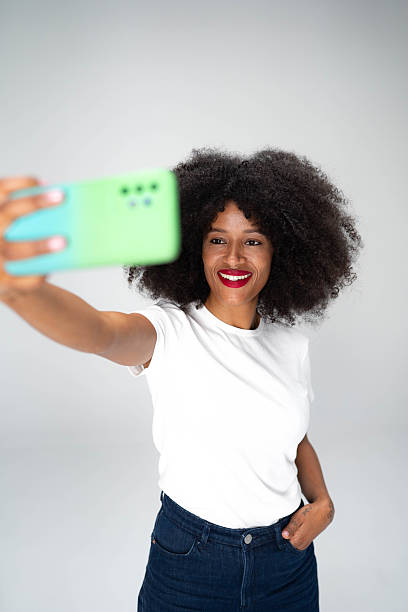 Women using a phone