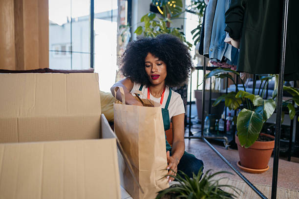 istock Preparing my products for shipping 2214764879