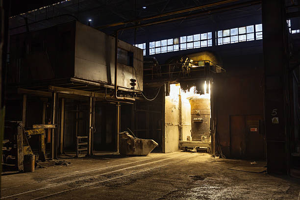 istock Process of preparing an alloy in foundry 2214768884