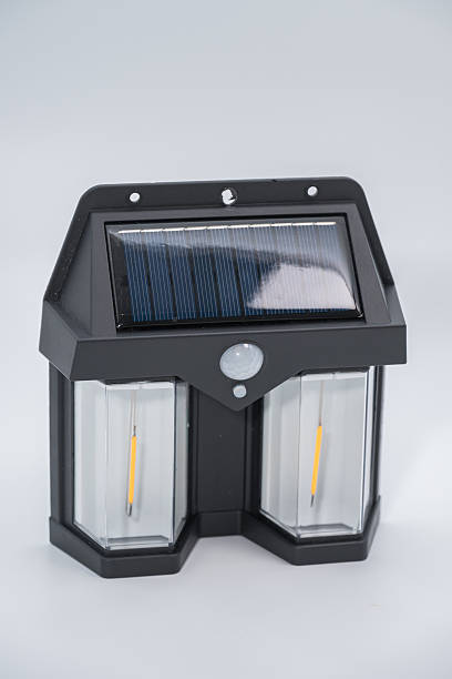 istock Double solar wall lamp, outdoor, waterproof, motion sensor, powerful lighting 2214770091