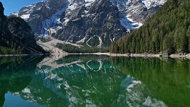 istock Lake Braies in Dolomite Alps mountain 2214770481