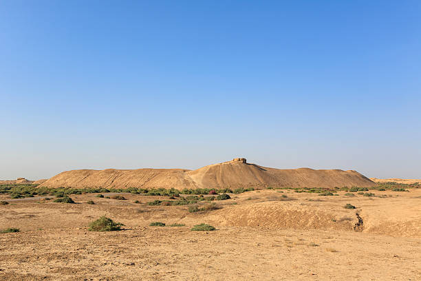 erk kala nelle rovine di merv. turkmenistan. - deserto del karakum immagine foto e immagini stock