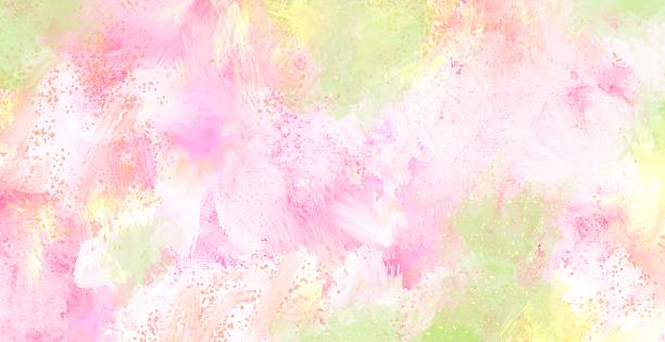 istock Abstract background illustration of the breath of spring 2214799884