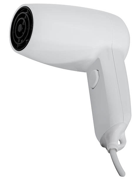 istock White hair dryer isolated on white background with clipping path 2214806297