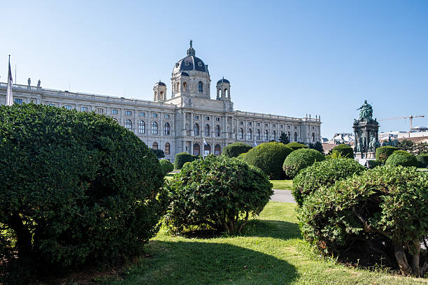 Vienna, Austria - April 19, 2023: The equestrian statue and monument of Emperor Joseph II in Vienna, Austria.