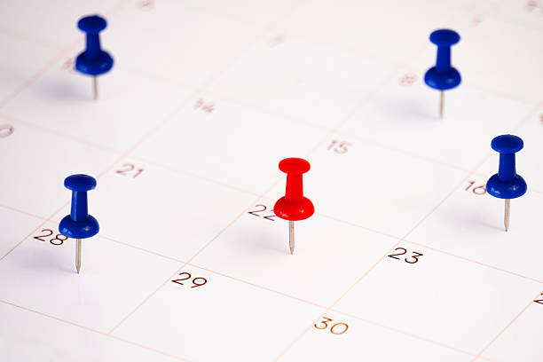 istock calendar with pin for business planing concept 2214819121
