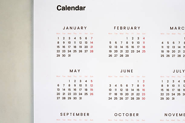 istock calendar sheet on the wall 2214819168