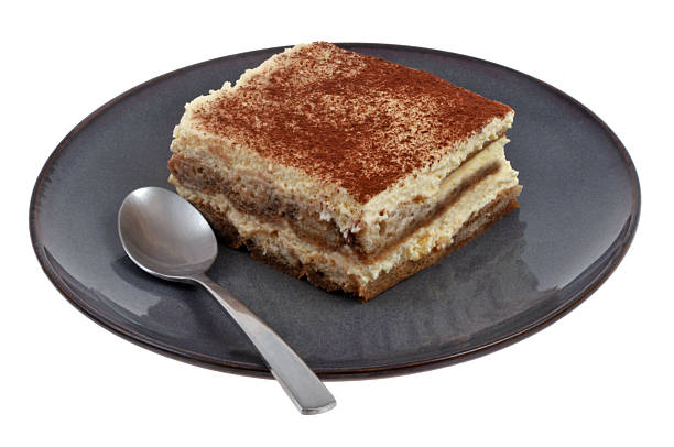 Italian dessert: tiramisu in Venice, Italy