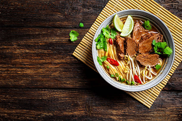 istock Pho Bo beef meat and noodles soup 2214821963