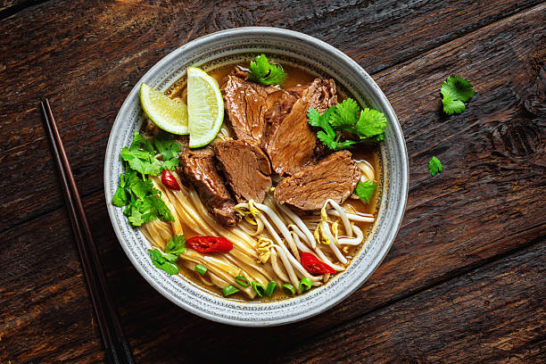 istock Pho Bo beef meat and noodles soup 2214821976