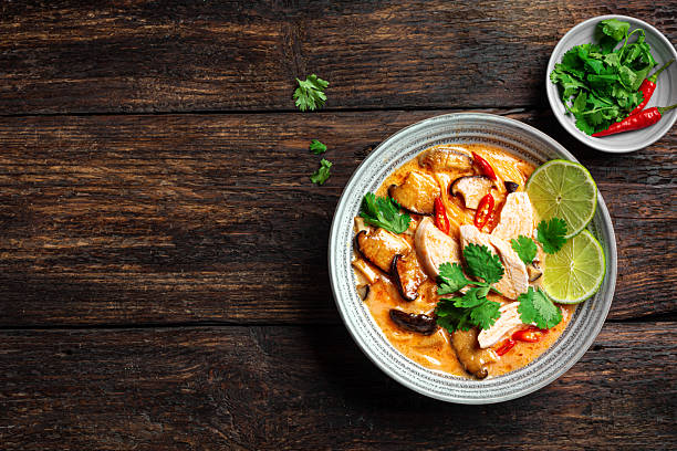 istock Thai Tom Kha Gai Chicken Soup 2214822215