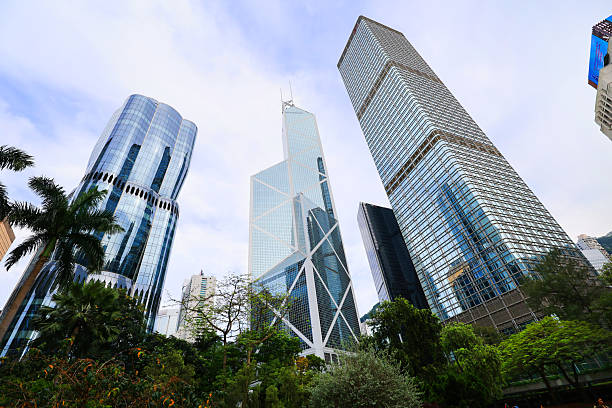 Modern financial skyscrapers in central, Hong Kong - 04/10/2025 16:12:17 +0000