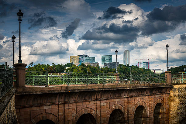 old and new in buildings Luxembourg City