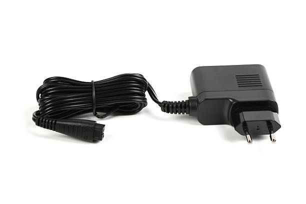 istock A black power supply. The wires are pulled together with a plastic-coated wire tie 2214832884