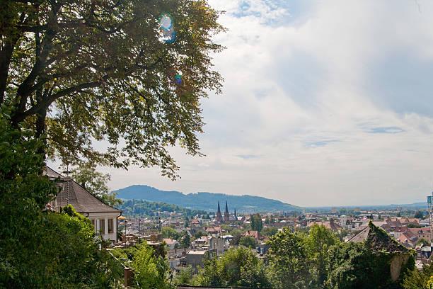 istock Panoramic view of Freiburg in Breisgau, Germany 2214834667