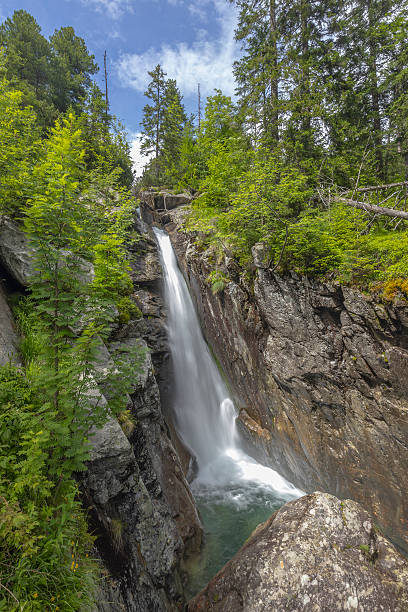 istock Huge waterfall (Obrovsky vodopad) in High Tatras mountains, Slovakia 2214834769
