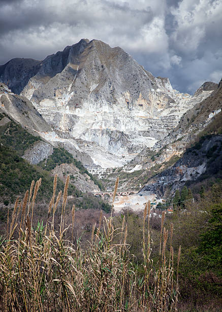 Huge marble quarry in Carrara. One of the still active ones.