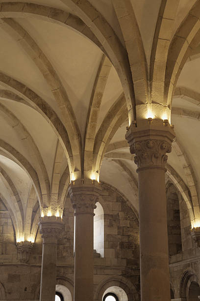 10th. Century Benedictine monks established ramparts and fortifications and soon became a major pilgrimage destination on an island in Normandy, France.