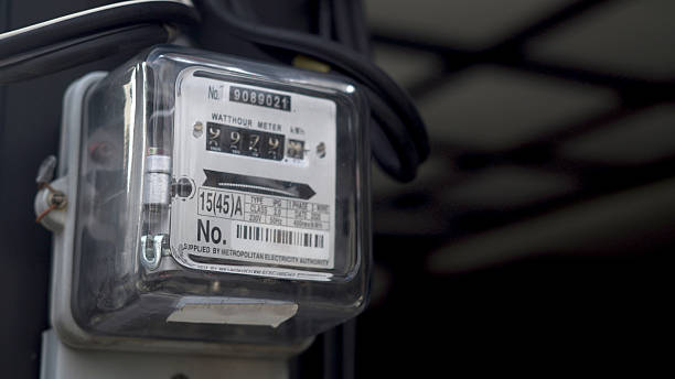 istock Electricity meter for residential houses 2214860203