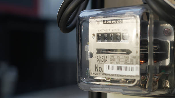 istock Electricity meter for residential houses 2214860251
