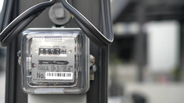 istock Electricity meter for residential houses 2214861863