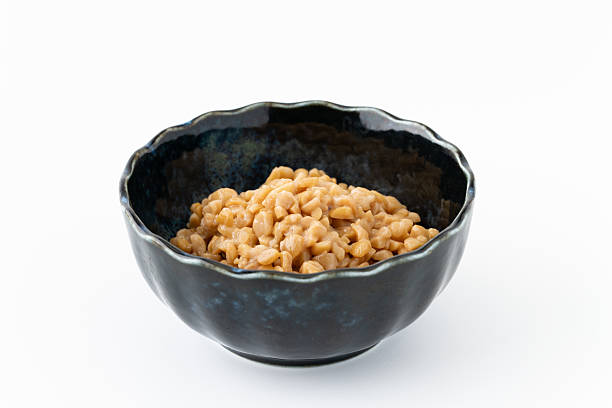 istock Hikiwari natto (finely chopped fermented soybeans) served in a small bowl 2214863181