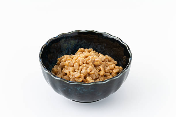 istock Hikiwari natto (finely chopped fermented soybeans) served in a small bowl 2214863198