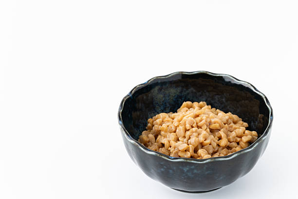 istock Hikiwari natto (finely chopped fermented soybeans) served in a small bowl 2214863213