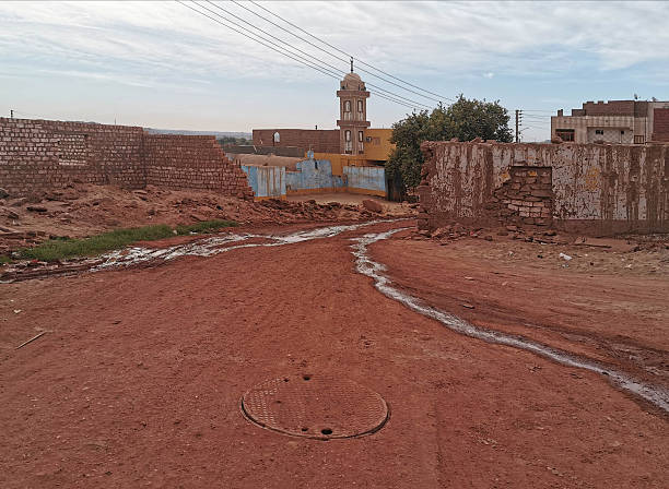Mosque in Toubacouta village in Senegal, West Africa