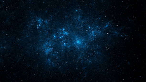 istock mesmerizing cosmic landscape showcases vibrant blue hues complemented by distant stars and swirling gases, creating a sense of mystery in the expanse of outer space. 3d render 2214877319