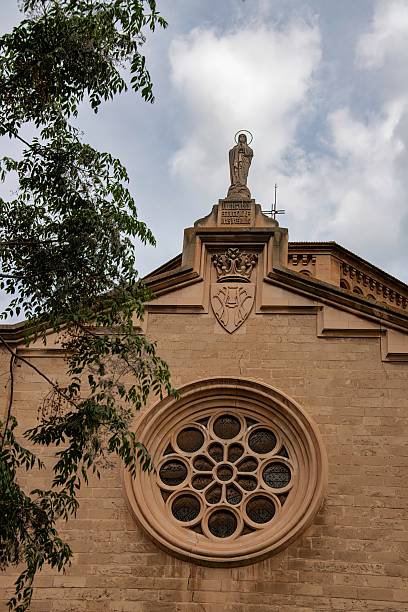 istock old Gothic church in Palma Majorca 2214879086
