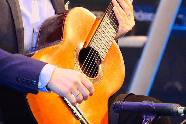 Acoustic guitar musician