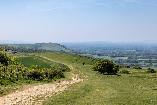 istock A view along the South Downs Way on Ditchling Beacon, on a sunny spring day 2214885647