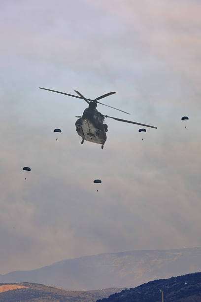 istock ch47 chinook paratroop drop operation 2214889994