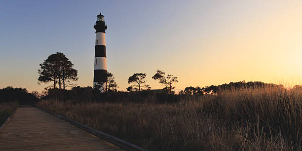 istock Panoramic Sunset at Bodie Island Lighthouse 2214890577