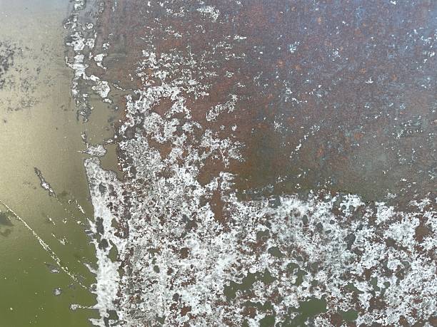 istock Protective coating applied to prevent metal corrosion 2214893672