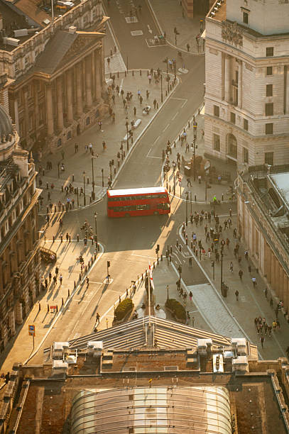 istock Bus at Bank Junction in London 2214898669