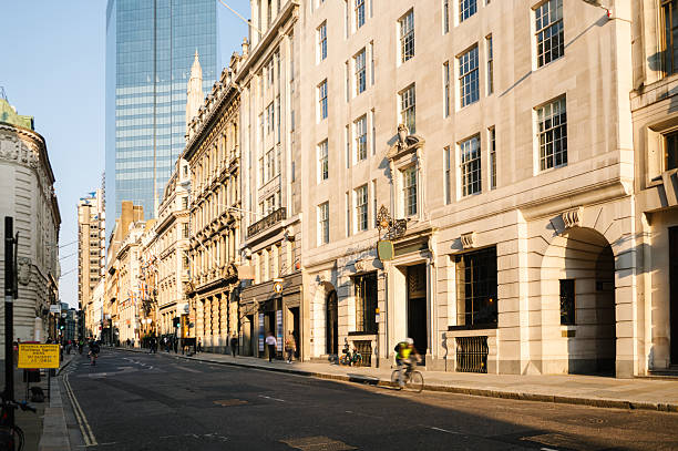 istock Street in London at sunset 2214899031