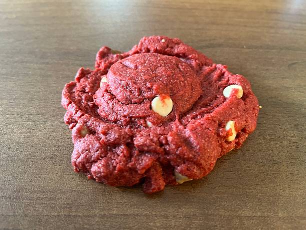 istock Red Velvet Cookie With White Chocolate Chips 2214903989