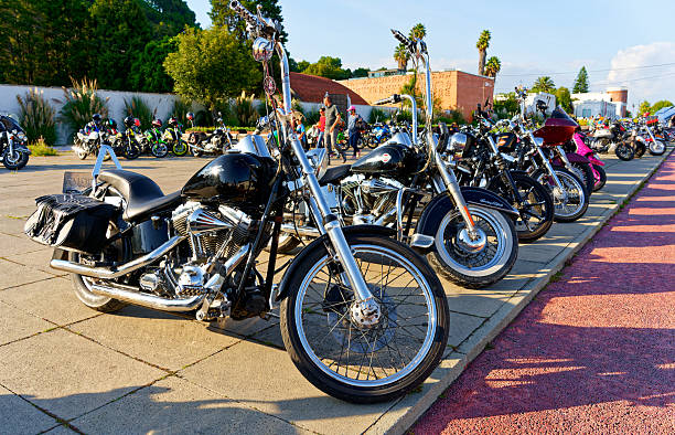 Cholula city, PUE state, Mexico - September 30, 2024: open motorbikes festival, in the central square in the city of Cholula.