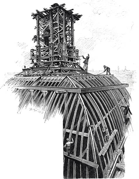 istock Construction of the Reichstag, Berlin, The dome with the lantern 2214910643